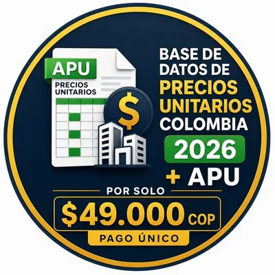 Base de Datos de APU 2026